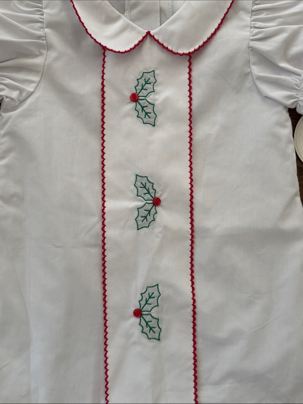 Zuccini Kids New With Tags Embroidered Holly Dress - Picture 7 of 14